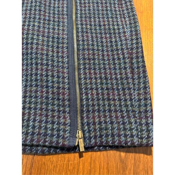 JCrew Zip Front Pencil Skirt, Wool - Picture 4 of 9